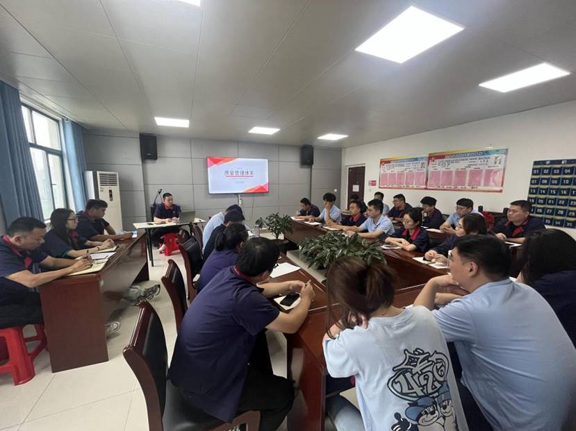 建材公司開展QC管理、質(zhì)量管理知識培訓(xùn)
